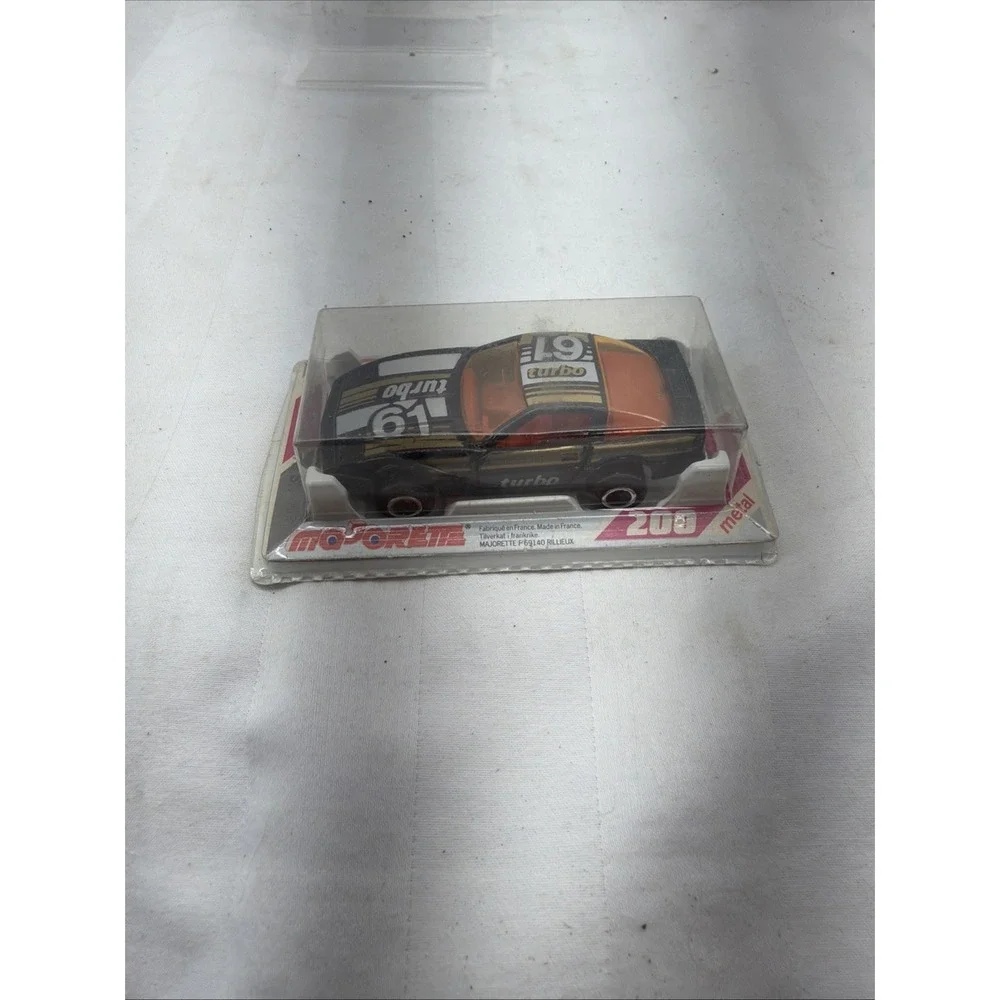 Black Turbo 61 Chevrolet Corvette Chevy Majorette Rare Vintage
